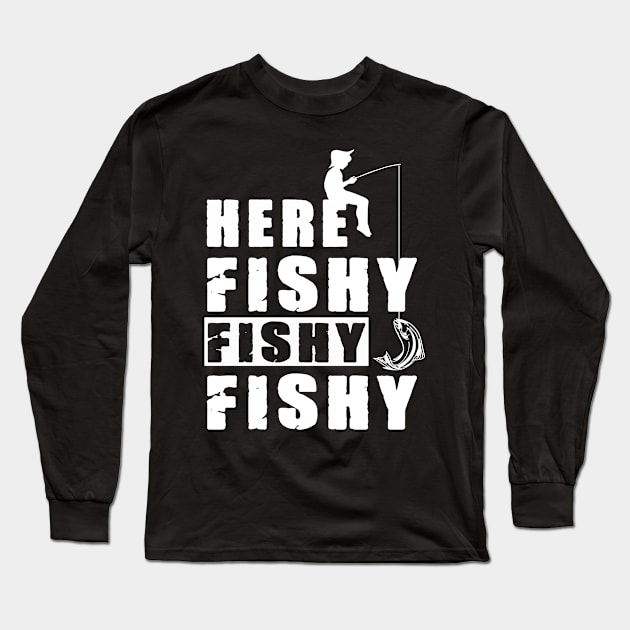 Funny Fishing Long Sleeve T-Shirt by khalid12